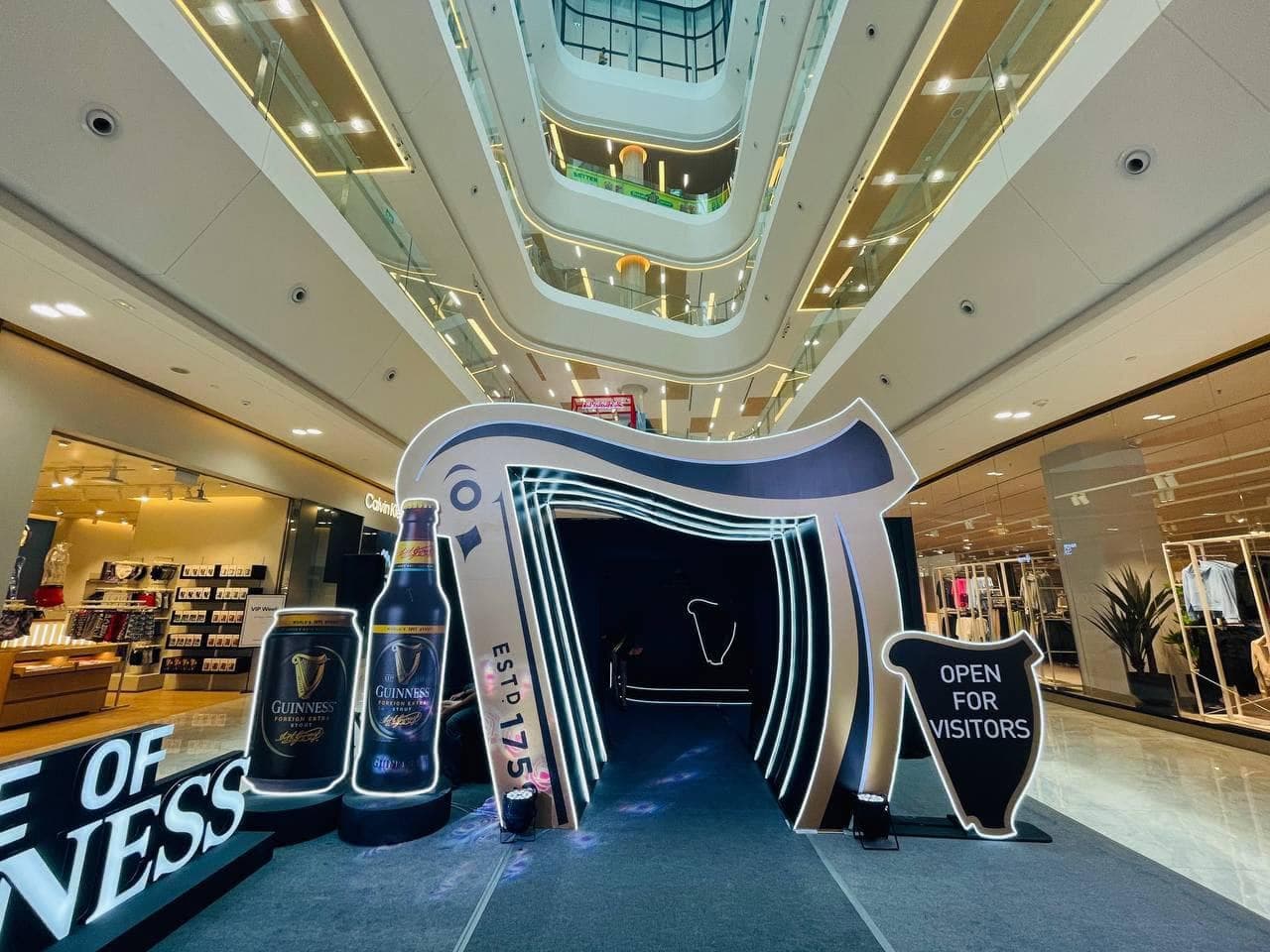 Mall brand activation booth
